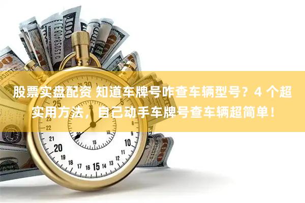 股票实盘配资 知道车牌号咋查车辆型号？4 个超实用方法，自己动手车牌号查车辆超简单！